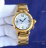 Swiss Replica Cartier Pasha De Yellow Gold Watch 32mm Ladies
